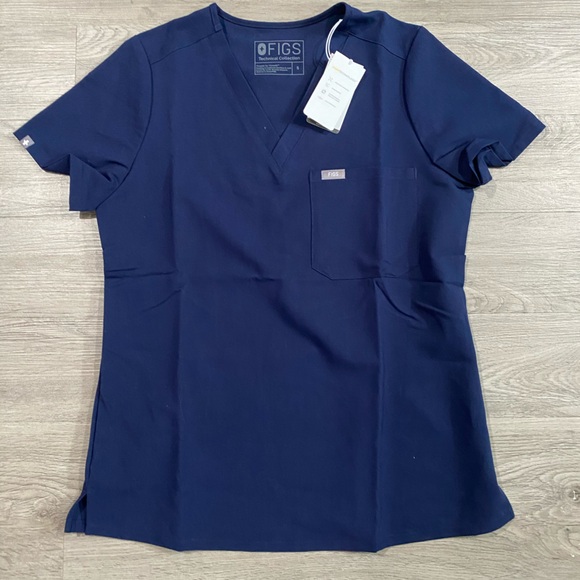 Figs Zamora Joggers Caterina Scrub Set Navy Blue Small cons - Picture 8 of 9